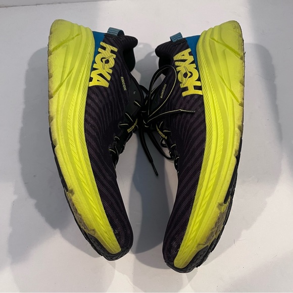 Men’s US 11 Hoka One One Rincon Black Citrus Running Sneakers 1102874 BCTRS - Picture 9 of 16